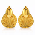 Earrings – 18K Gold Plated Steel