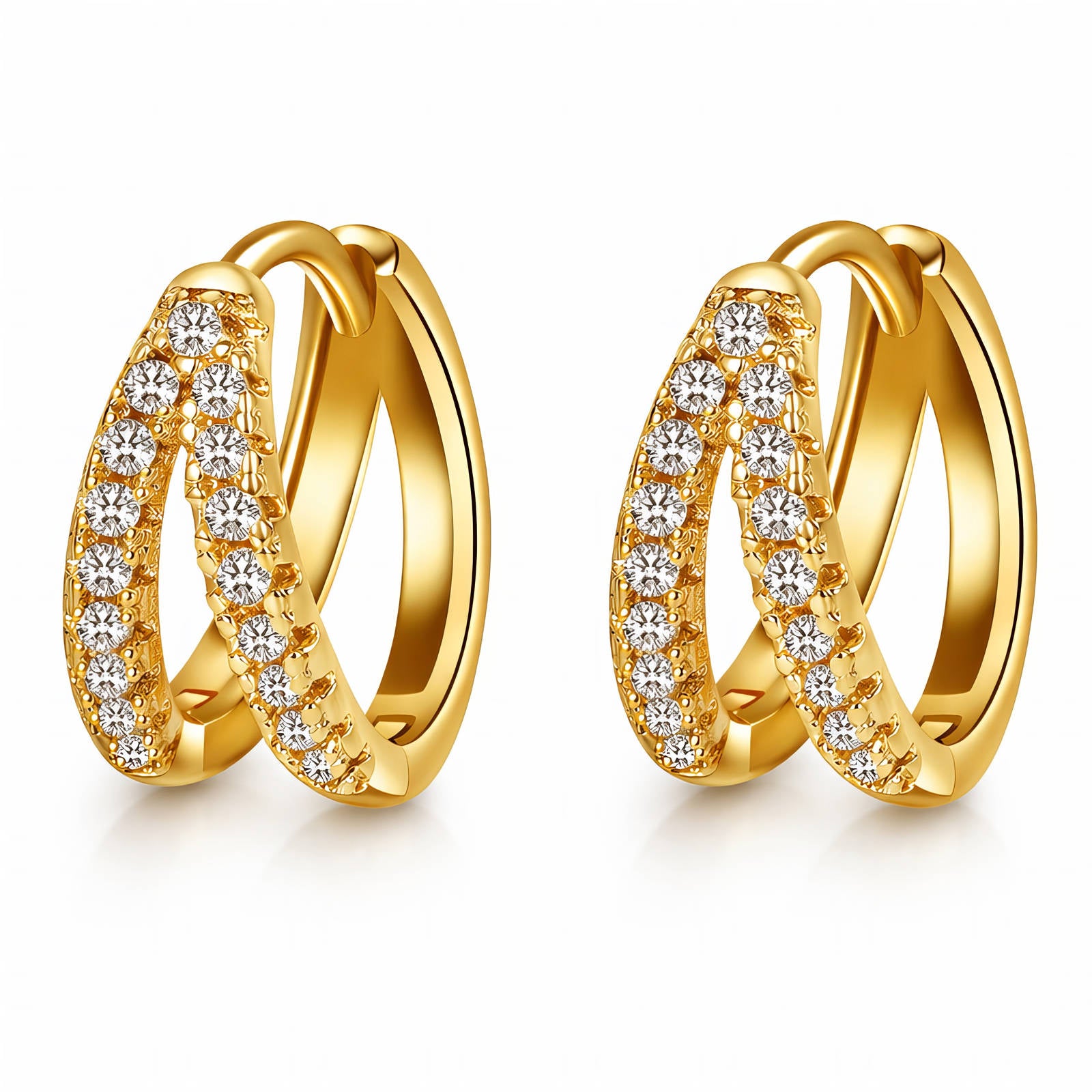 Earrings – 18K Gold Plated Brass