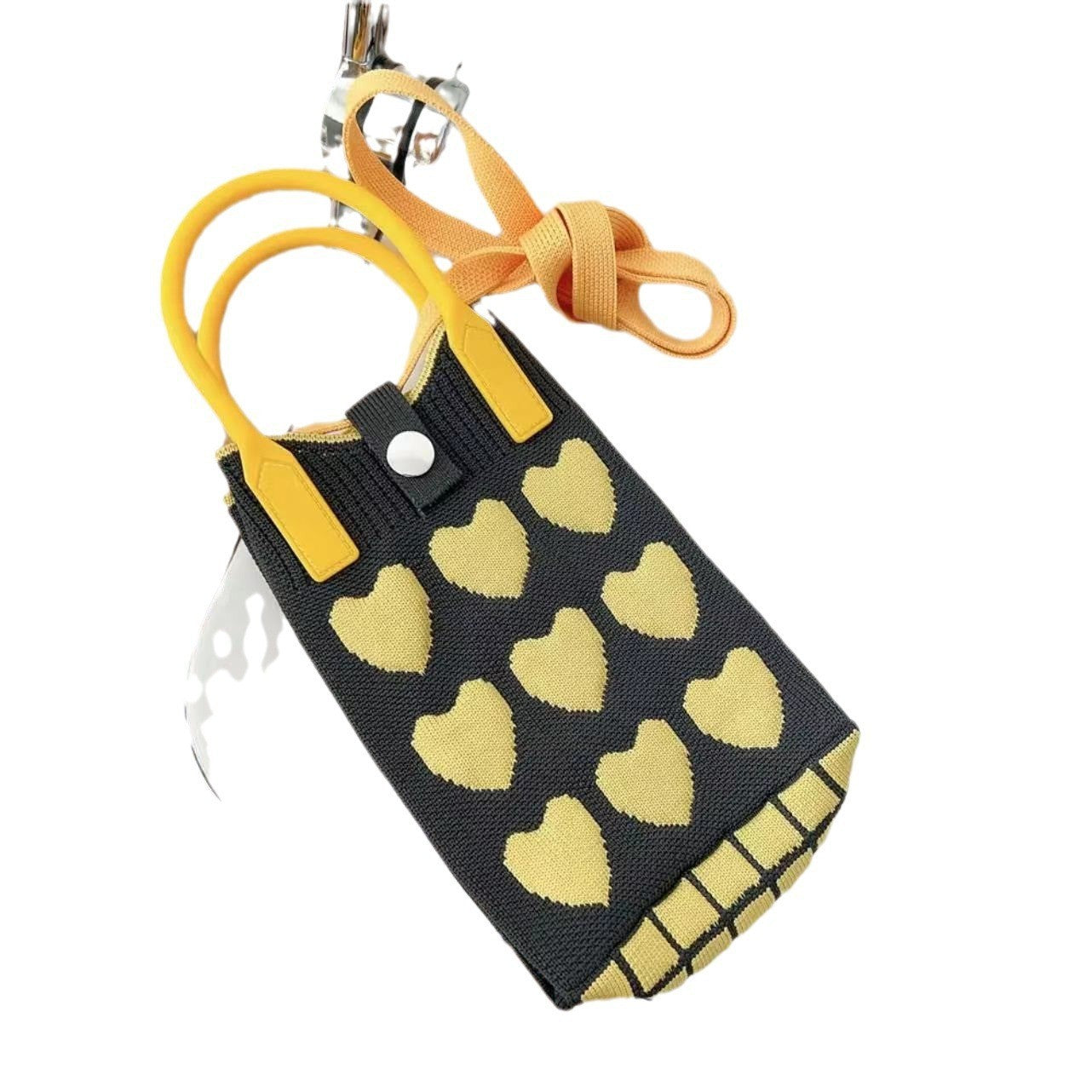 Women’s Knitted Mobile Phone Bag – Mini Crossbody Handbag