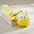 Cute Lucky Cat Floating Bottle Keychain