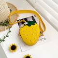 Cute Strawberry PU Bag – Fashionable & Lightweight for Women and Girls