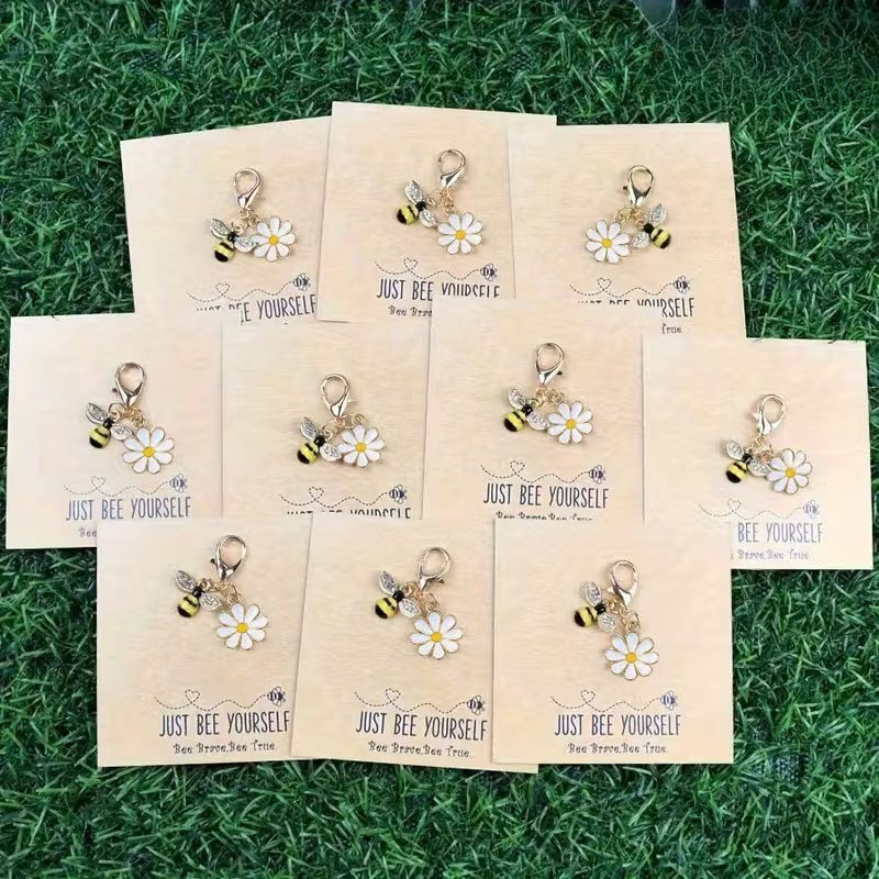 20-Piece “Just Bee Yourself” Positive Encouragement Gift Set – Cards &amp; Keychains